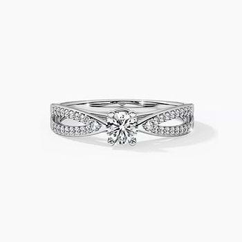 Love Knot Solitaire Ring