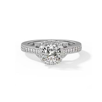 Queen of Diamonds Solitaire Ring