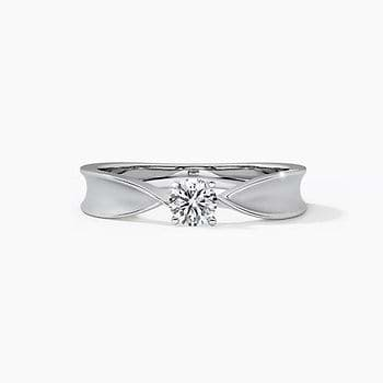 Enchant Platinum Solitaire Ring