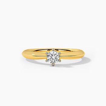 Cati Swanky Solitaire Ring