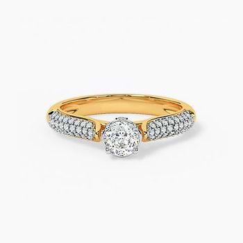 Infinite Glint 73 Cuts Solitaire Ring