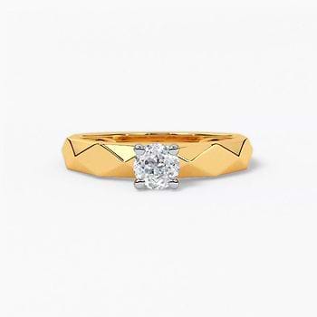 Noble Brilliance 73 Cuts Solitaire Ring