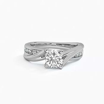 Wrap Channel Solitaire Ring