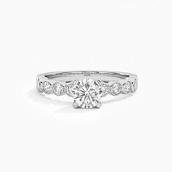 Clear Bezel Solitaire Ring