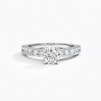Finest Front Solitaire Ring