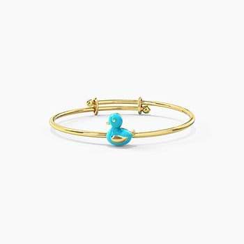 Dabbling Duck Baby Gold Bangle