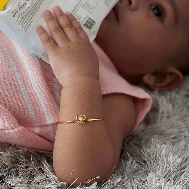 Shop Vroom Baby Nazaria Gold Bracelet Set of 2 Online | CaratLane US