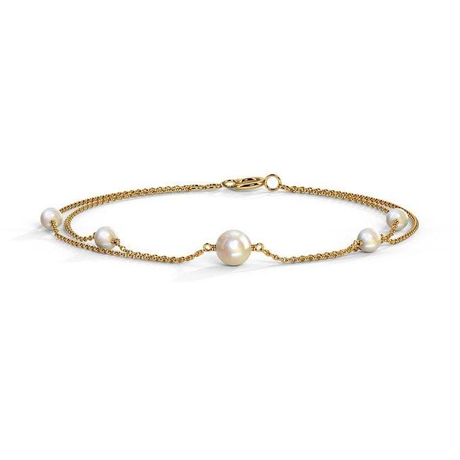 Shop Station Pearl Gemstone Bracelet Online CaratLane US