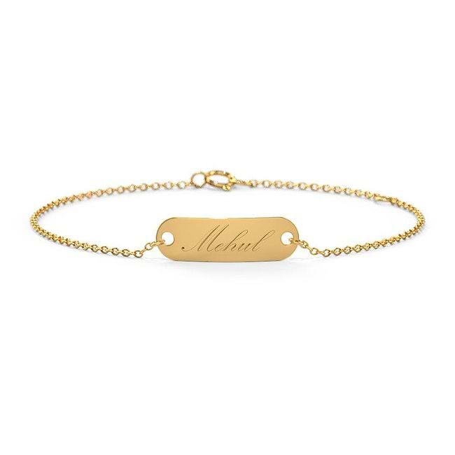 Engravable baby bracelet 2025