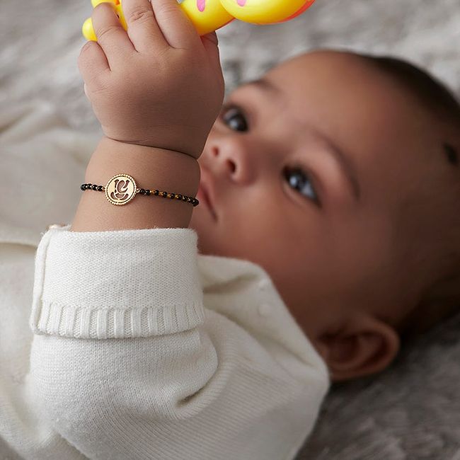 Ek Onkar Baby Nazaria Gold Bracelet | Bracelet for Kids | CaratLane