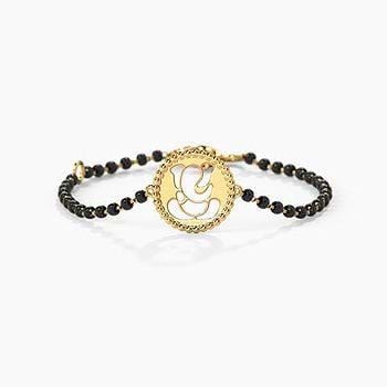 Ganesha Baby Nazaria Gold Bracelet