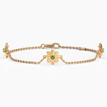 Floweret Kids' Gemstone Bracelet For Kids