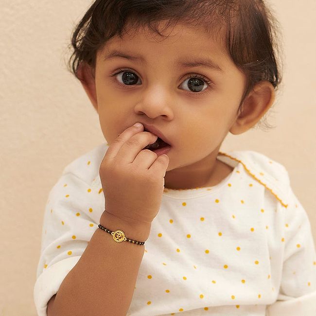 Baby bracelets gold on sale