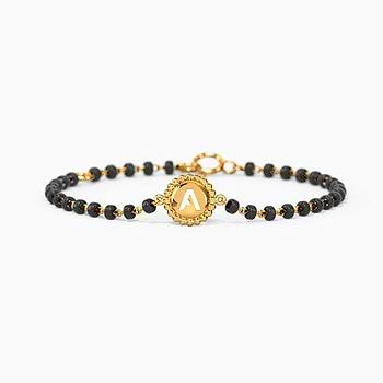 Alphabet A Kids Nazaria Gold Bracelet