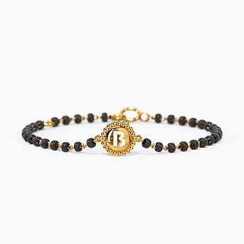 Alphabet B Kids Nazaria Gold Bracelet