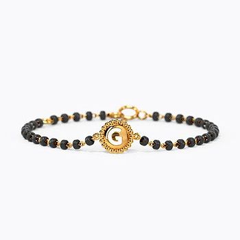 Alphabet G Nazaria Gold Bracelet