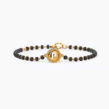 Alphabet P Kids Nazaria Gold Bracelet