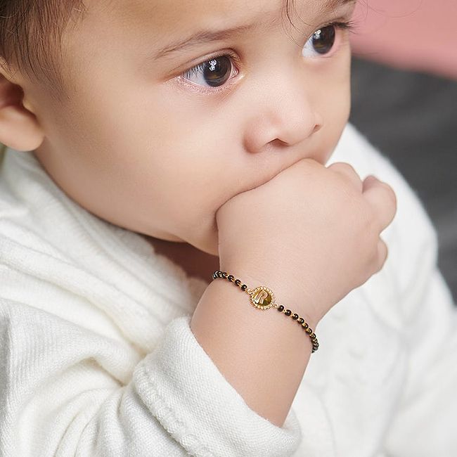 Baby boy bracelet gold price best sale