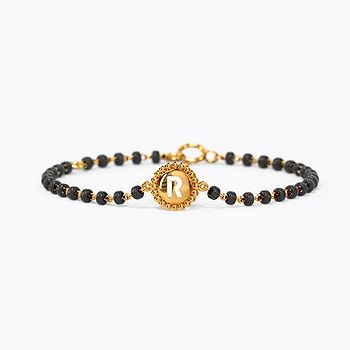 Alphabet R Kids Nazaria Gold Bracelet