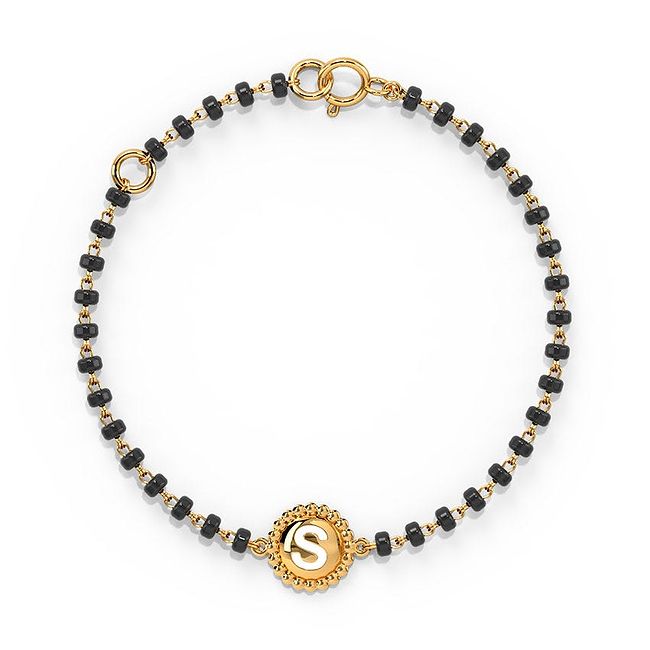 Sorority Gold Letter Bracelet – Sabi Boutique