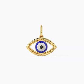 Exclusive Evil Eye Gold Charm