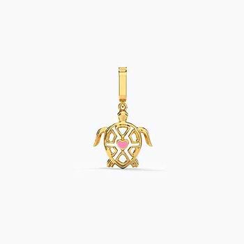 Lucky Turtle Gold Charm Pendant