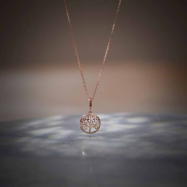Tree of life charm gold outlet