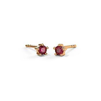 Starry Sparkle Gemstone Stud Earrings