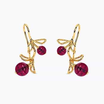 Fern Frisson Gemstone Drop Earrings