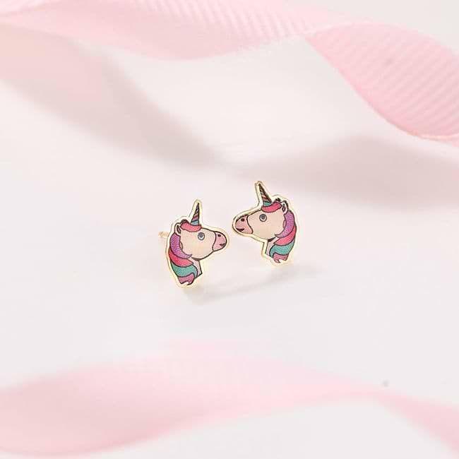 Unicorn earrings caratlane discount