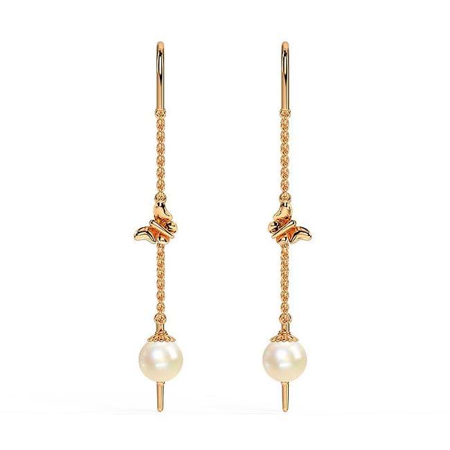 Senco gold sui dhaga earrings shop