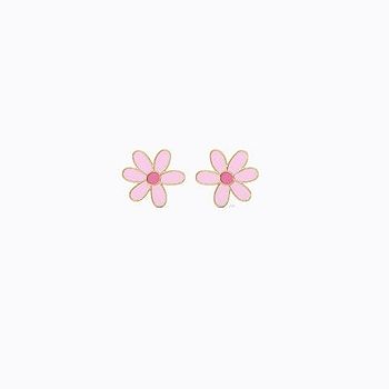Lilac Bloom Kids' Gold Earrings