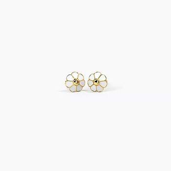 Charming Floral Kids' Gold Earrings