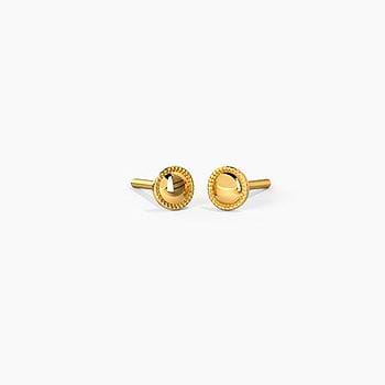 Diva Kids' Gold Earrings