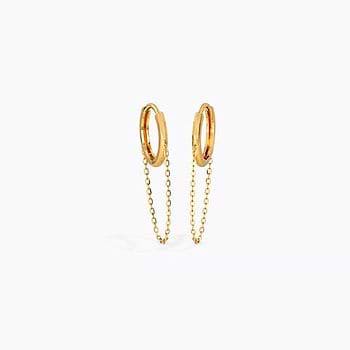 Enticing Gold Hoop Earrings