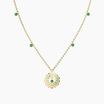 Kiara Cutout Gemstone Necklace For Women