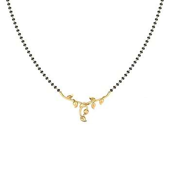 Chayla Leafy Gold Mangalsutra