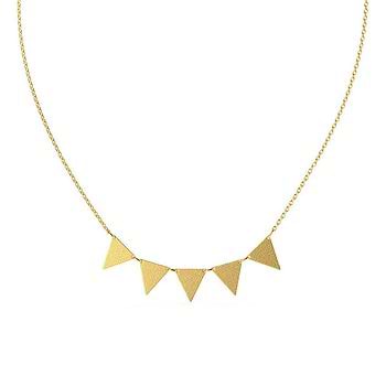 Joely Hammered Gold Necklace