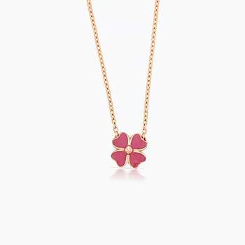 Cress Floret Kids' Gold Necklace