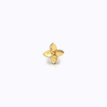 Esha Floret Gold Nose Pin