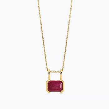 Horizon Spark Gemstone Pendant