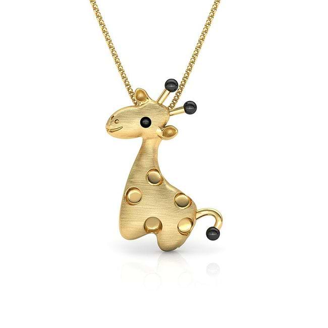 Giraffe pendant gold online