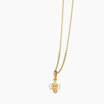 Ganesh Ji Kids' Gold Pendant 