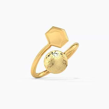 Lali Geometric Gold Ring