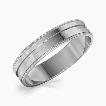 Wesley Platinum Band for Men