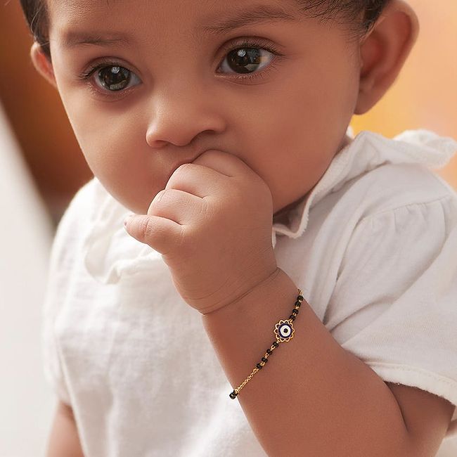 Evil eye bracelet for newborns discount