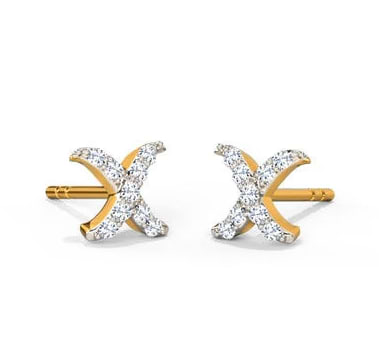 Gold Stud Earrings