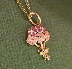 Posy Love Gold Charm