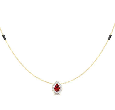 Anika Gemstone Mangalsutra