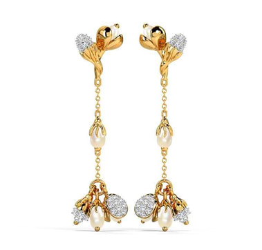 Meghraa Pearl Drop Earrings